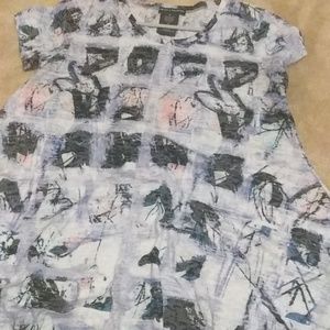 Purple fun printed shirt